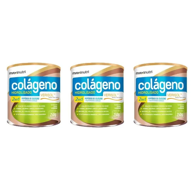 Verisol Uva Verde Colageno 250g (kit C-03)
