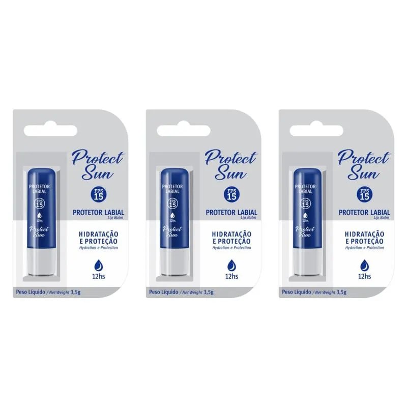 Ziin Ziin Protect Sun Protetor Labial Fps15 3,5g (kit C-03)