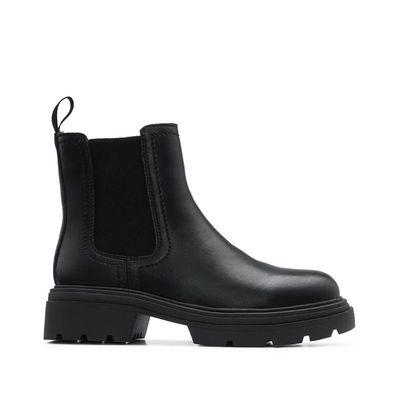 Bota Casual Mulher Pele Preto 39