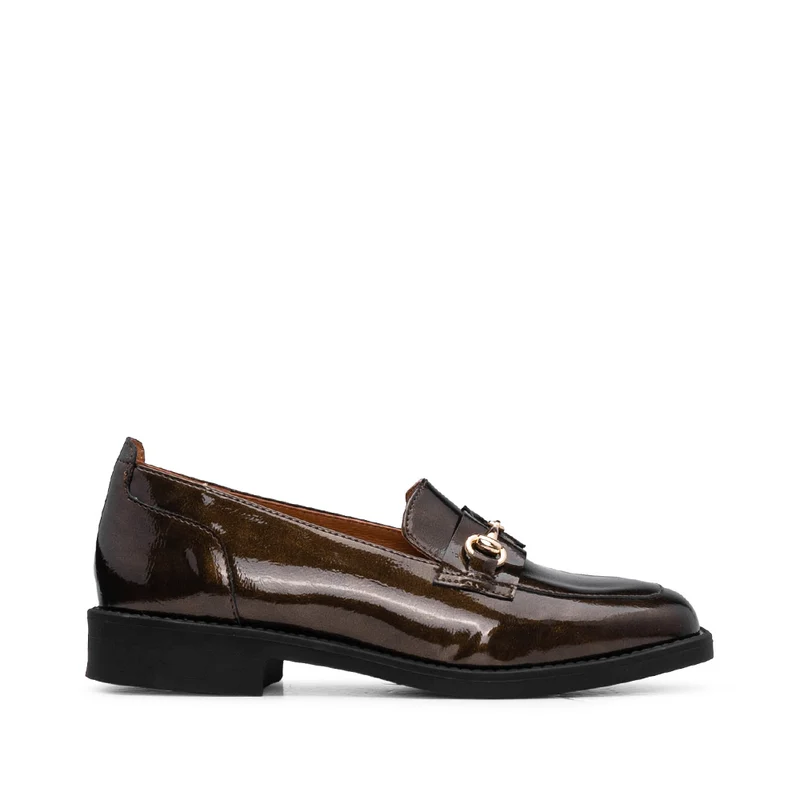 Sapato Mocassim Mulher Verniz Castanho 37