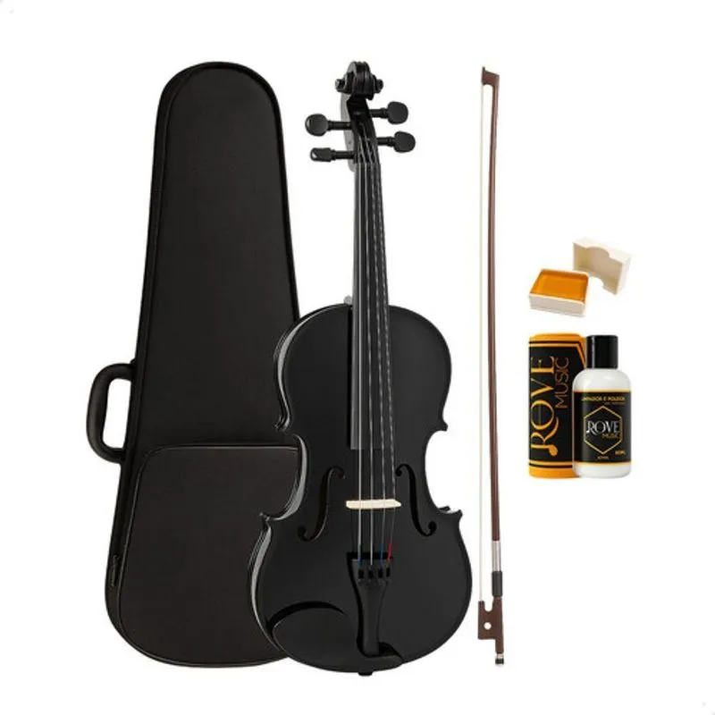 Violino Zellmer Iniciante ZLM44BV 4/4 Preto + Polidor Rove