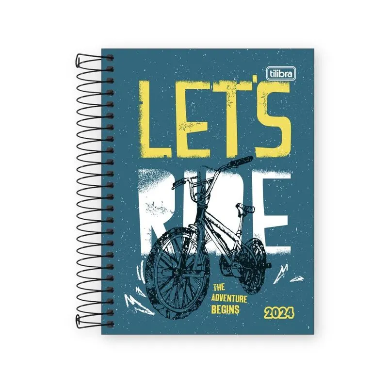 Agenda Espiral 2024 Pepper - Tilibra 117x164mm 160folhas