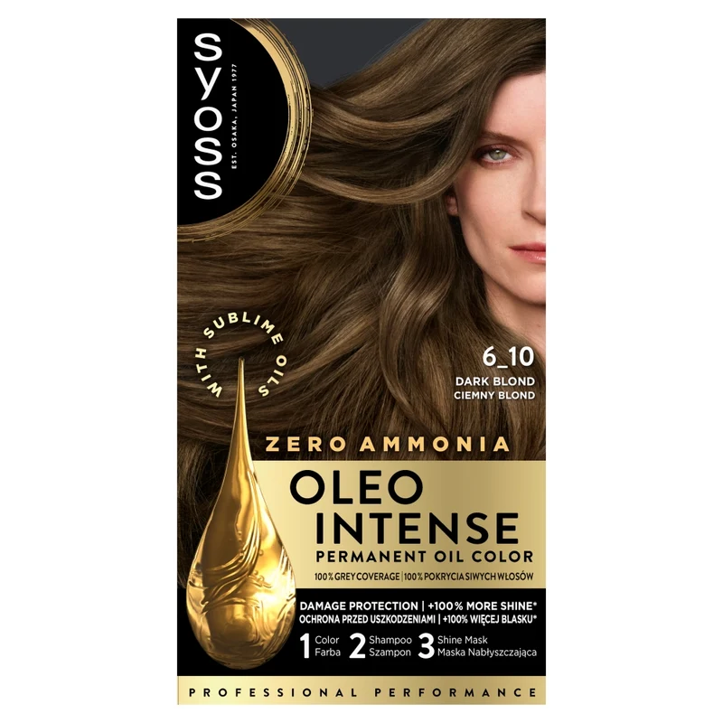 Oleo Intense farba do włosów 6_10 Ciemny Blond