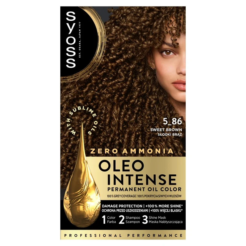 Oleo Intense farba do włosów 5_86 Słodki Brąz