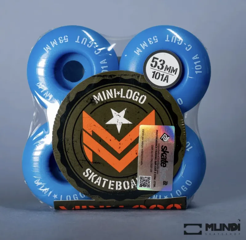 Roda Mini Logo M/L C-CUT 53MM 101a Azul