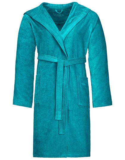 Unisex Hooded Robe Texas Lagoon / L