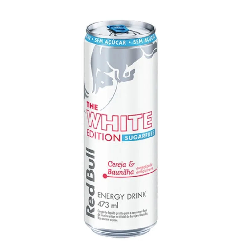 Energético Red Bull The White Edition Cereja e Baunilha 473ml