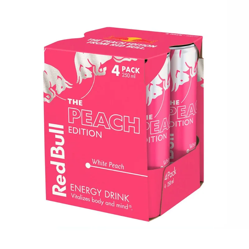 Energizante Red Bull White Peach 250 Ml Fourpa