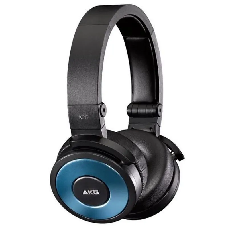 Fone de Ouvido (c/ mic) - 3,5mm - AKG K619 - Preto/Azul