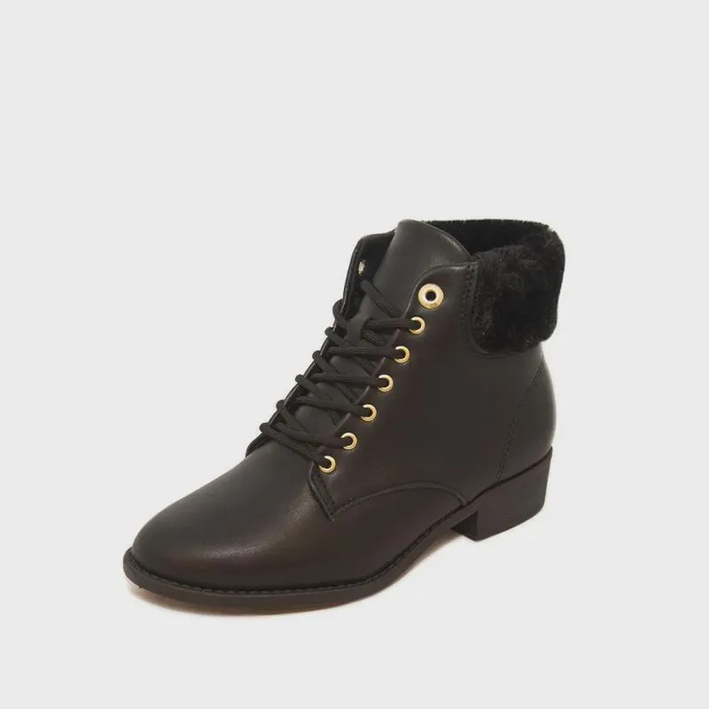 Bota Feminina Modare Cano Baixo napa-pelo