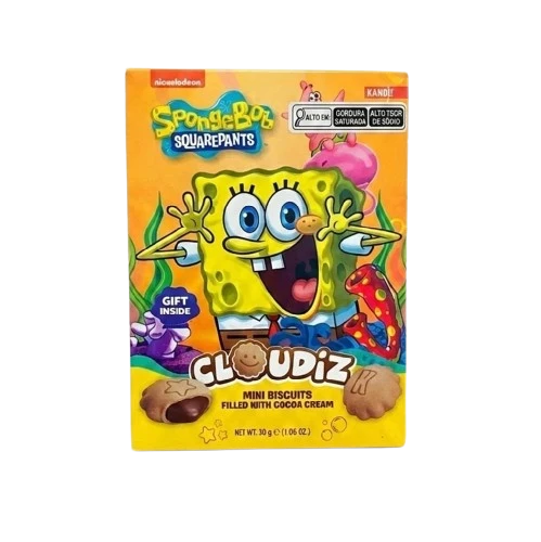 CLOUDIZ CHOCOLATE BOB ESPONJA 40GR