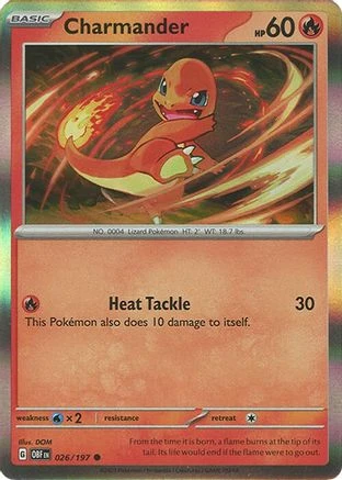 Charmander (26/197) [Miscellaneous Cards & Products] Holofoil Damaged Holofoil