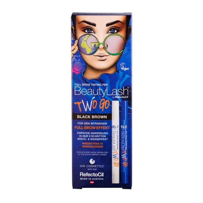Caneta Para Sobrancelha Refectocil Beauty Lash Black Brow
