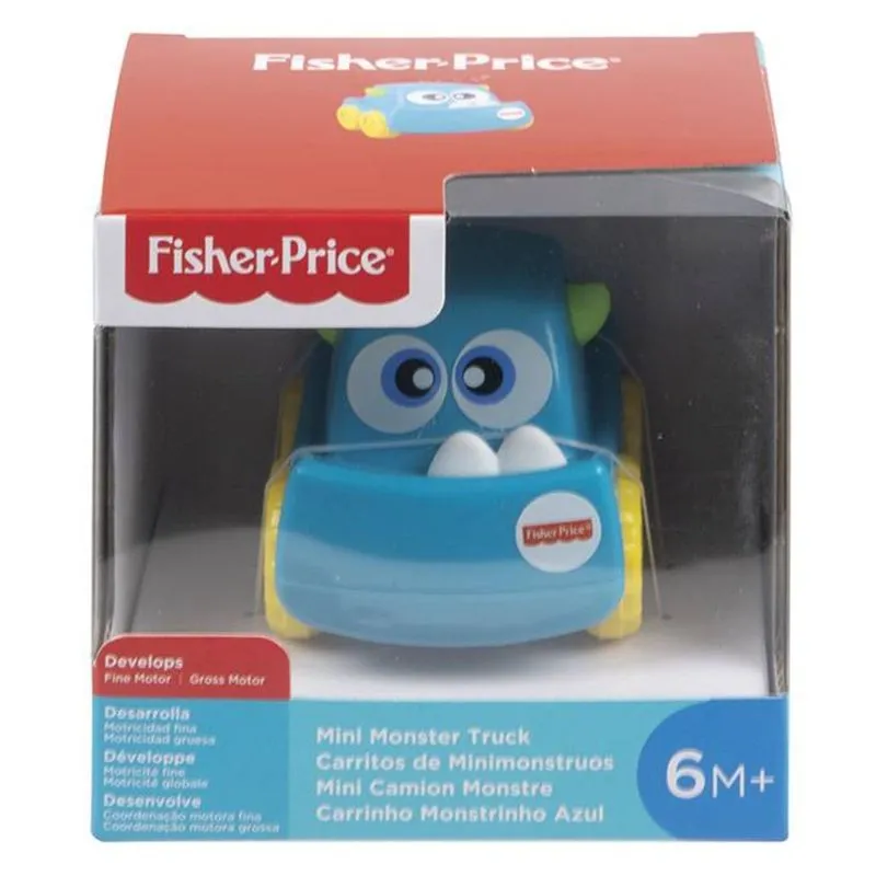 Carrinho Monstrinho Azul Fisher-Price - Mattel GHB09