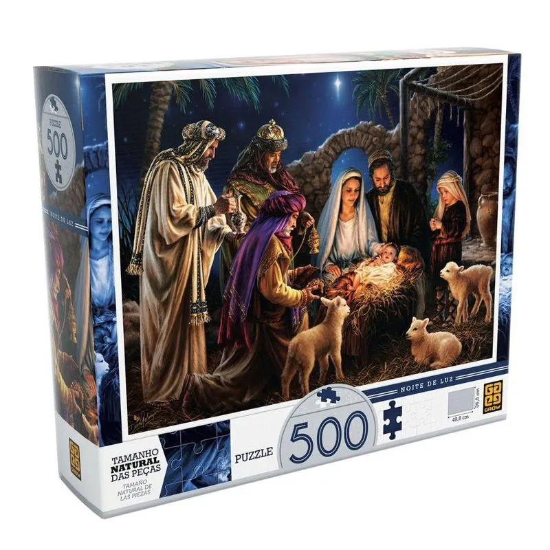 Noite de Luz 500 Peças Quebra Cabeça Puzzle - Grow 02894