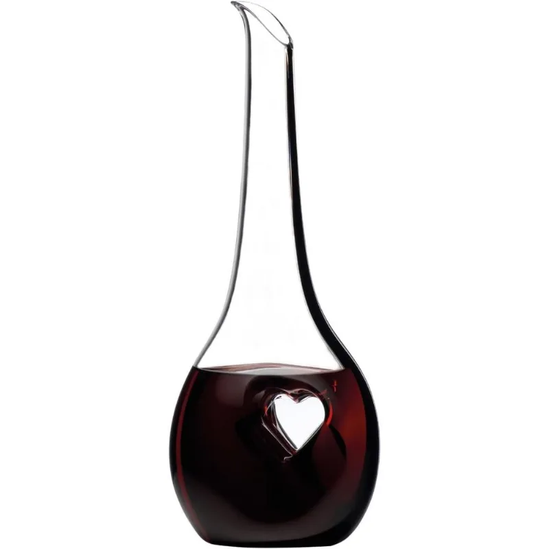 Decanter Riedel Black Tie Bliss Aerador De Cristal Coração