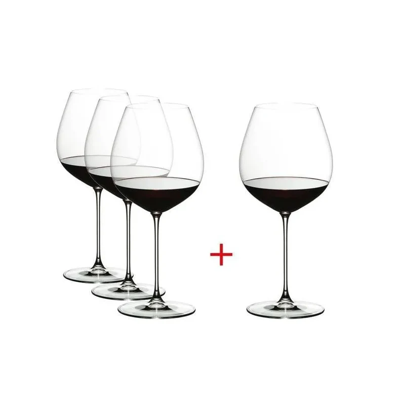 26.03 fl oz Veritas Old World Pinot Noir/Nebbiolo Wine Glasses (Pay 3 Get 4) Open Box