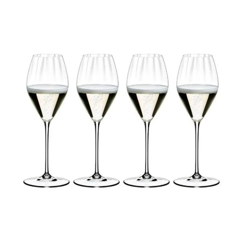 Jogo de taças champagne em cristal Riedel Performance 375ml 4 peças
