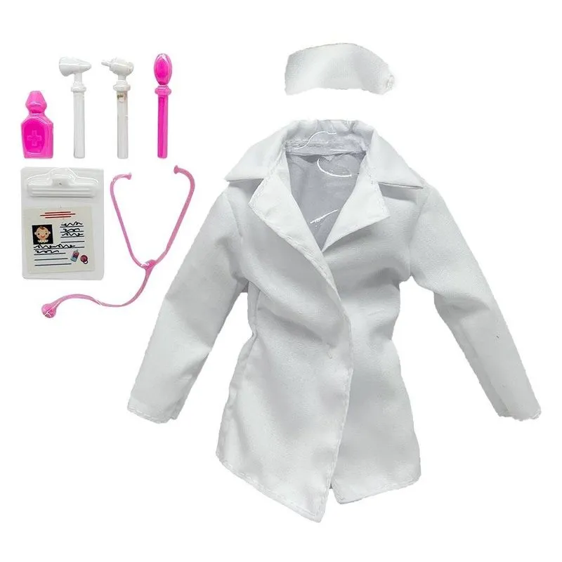 Médica Roupinha Boneca Belinda Profissões - dm Toys DMT641