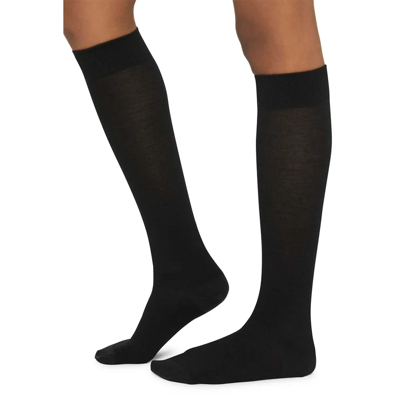 Wolford Merino knee-high socks, black Black / 36-37