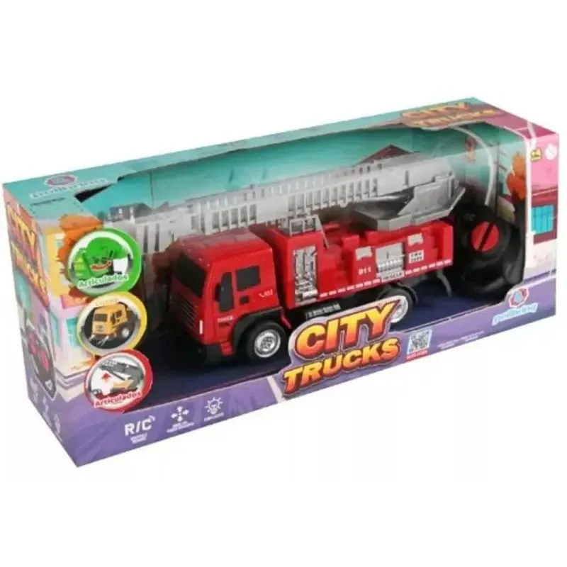 Bombeiro Caminhão Controle Remoto Trucks - Polibrinq CAR805