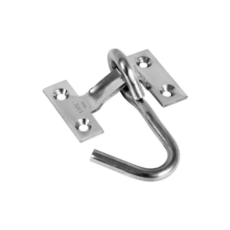 Gancho De Rede Aço Inox 304 Polido 2 Pç Synter - neutro un
