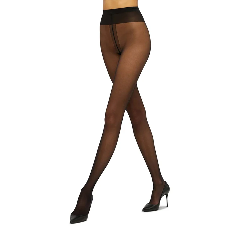 Wolford Individual 10 Denier Strumpfhose, Schwarz Black / XXL