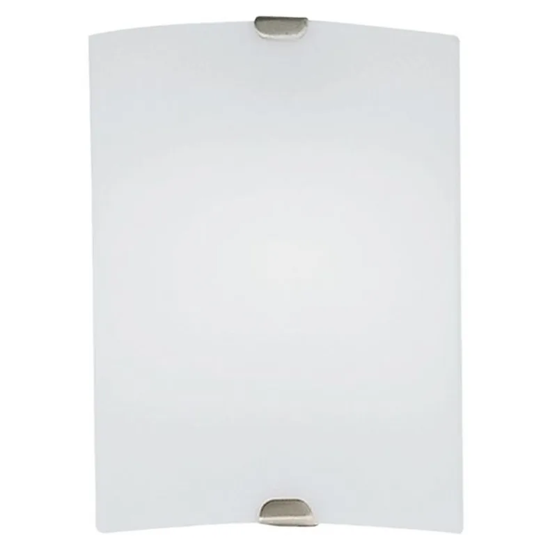 Eglo Fondo 4.38-in W 1-Light Matte Nickel Modern/Contemporary Wall Sconce