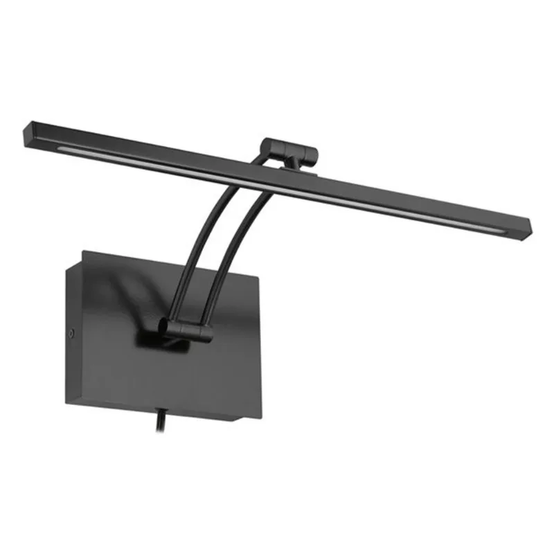 Eglo Doreen 2 Matte Black 18.25-in LED Hardwired or Plug-In Picture Light