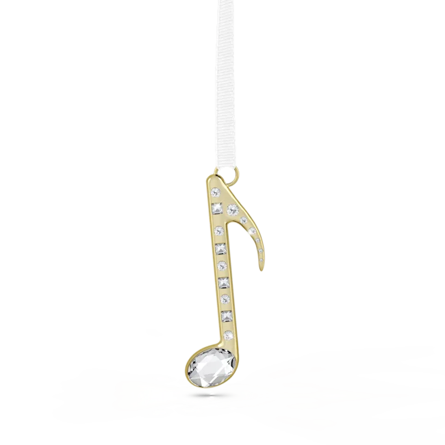 Swarovski Holiday Magic Music Note Ornament GOLD / ONE SIZE