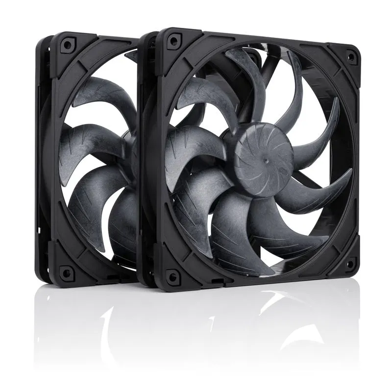 Ventoinha (Cooler) - 14cm Noctua - NF-A14x25 G2 PWM Sx2-PP ch.bk (kit com 2 ventoinhas)