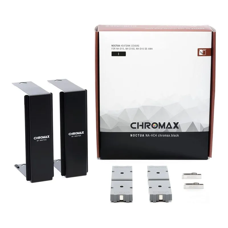 Cover p/ heatsink Noctua NA-HC4 chromax.black.swap - NA-HC4 CH.BK