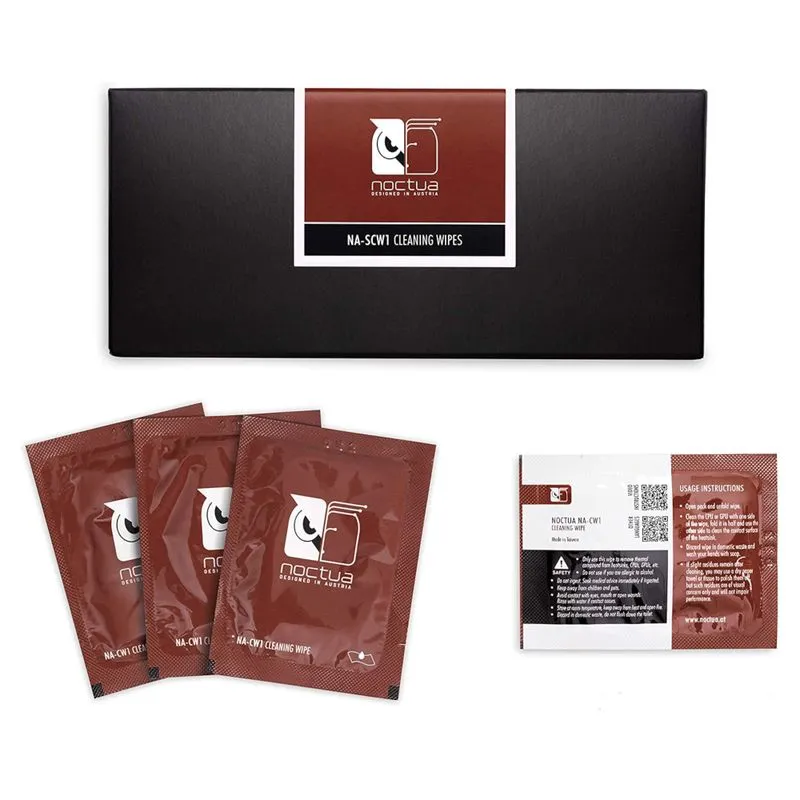 Lenço umedecido (15x12cm) Noctua NA-SCW1 (pack c/ 20)