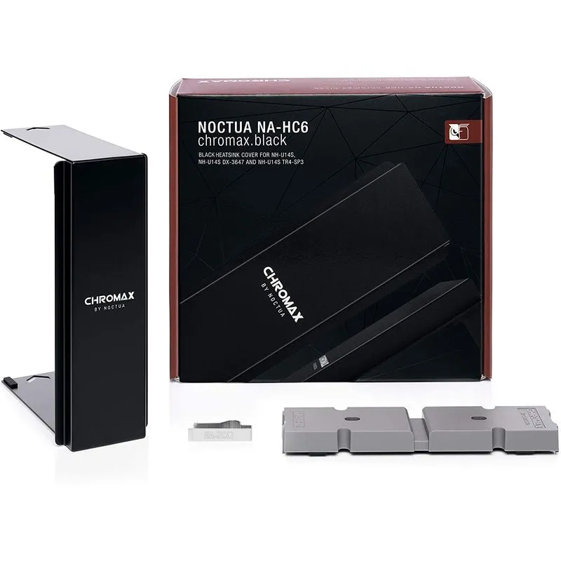 Cover p/ heatsink Noctua NA-HC6 chromax.black - NA-HC6 CH.BK