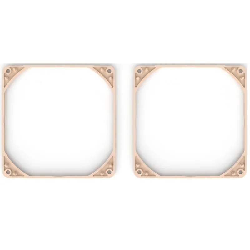 Espaçadores p/ ventoinhas Noctua - Inlet side spacers NA-IS1-14 SX2 (p/ fans de 140mm, kit com 2 unidades, marrom)