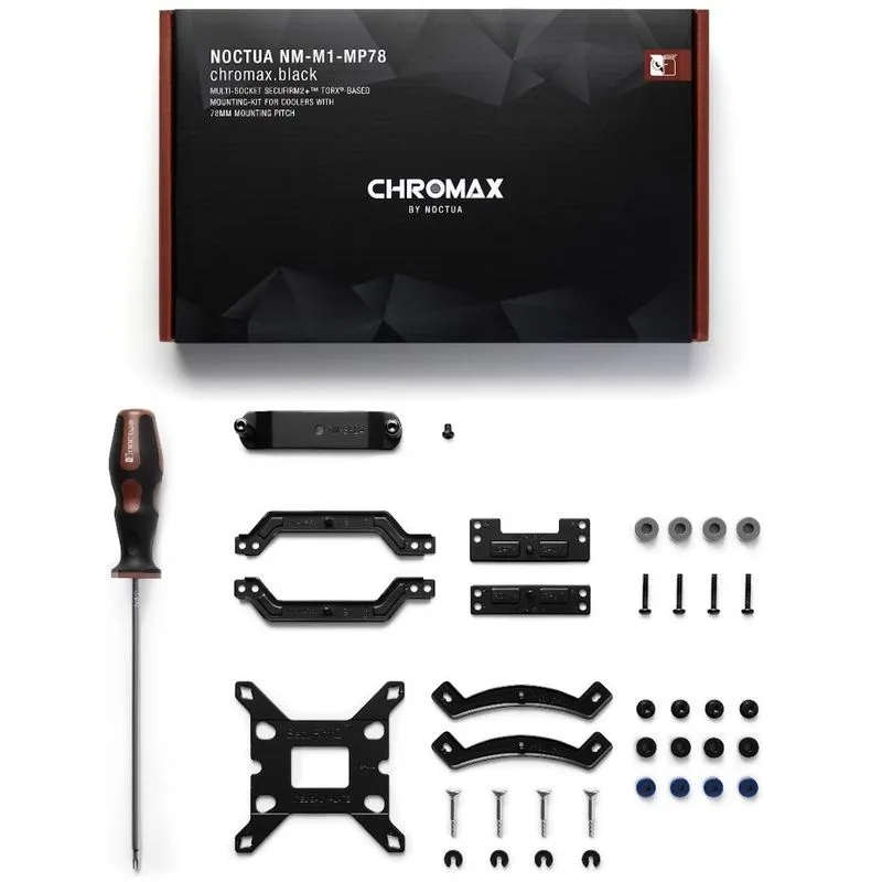 Kit Montagem Noctua (Multi-Socket/78mm) - NM-M1-MP78 CH.BK (chromax.black)