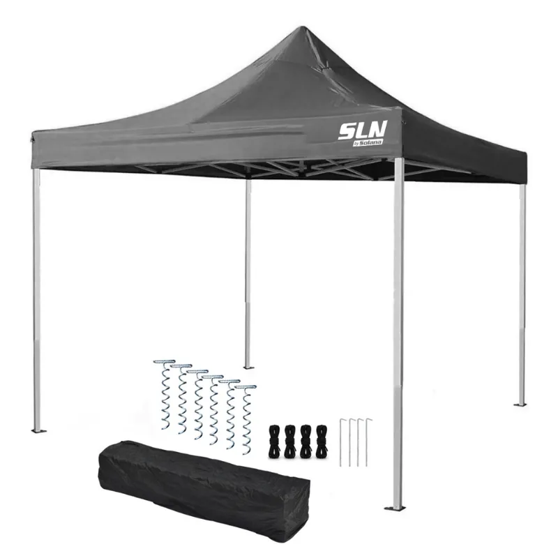 Gazebo Autoarmable 3x3 Plegable Impermeable + 6 Estacas