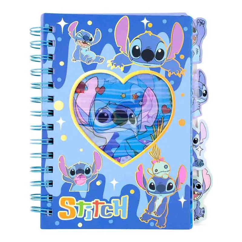 Caderno Stitch E Angel Com Divisórias A5 Stitch - 04