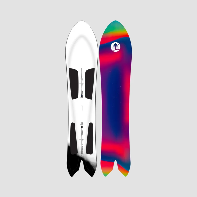 Burton 3D Family Tree Channel Surfer Flat Top Snowboard 156cm 156cm / No Colour