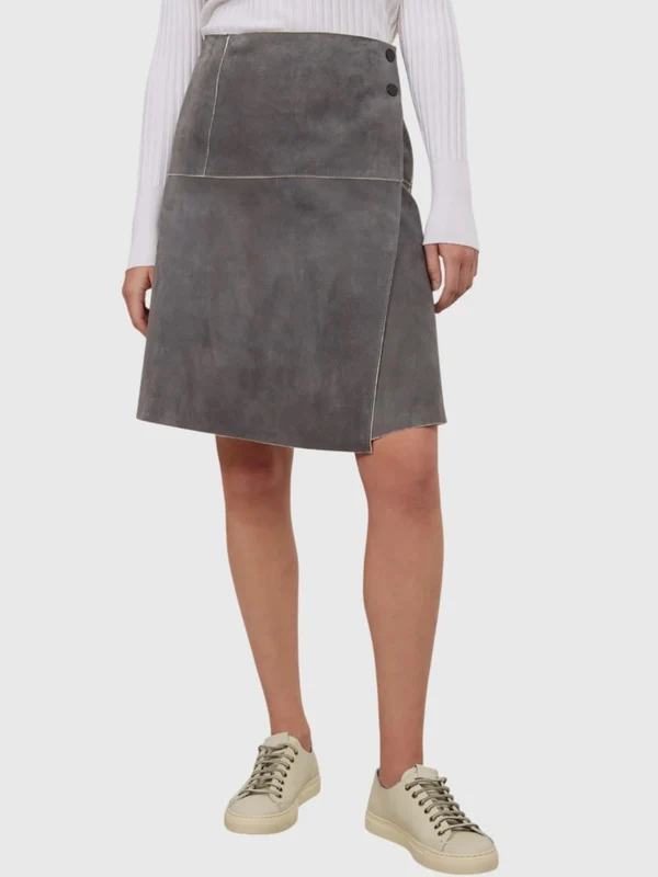 Frauenschuh Women's Milly Leather Skirt 36 / 151-0 FLINTSTONE