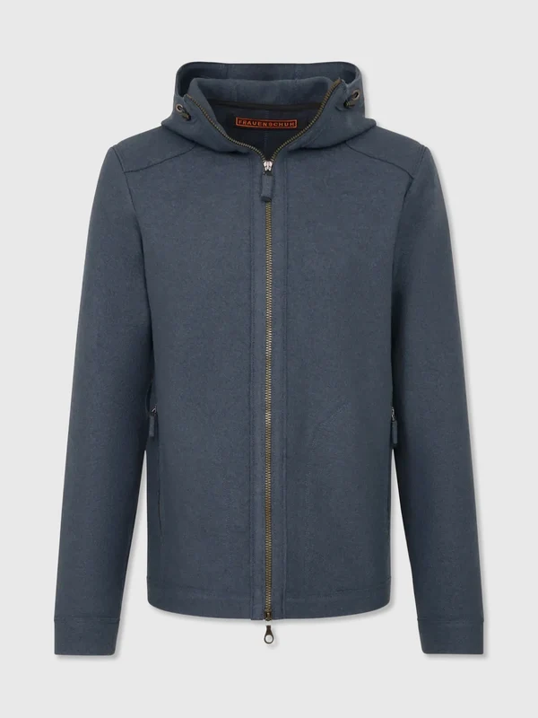 Frauenschuh Men's Phil Hooded Wool Jacket 3 / 2910 BLUE GRAPHITE
