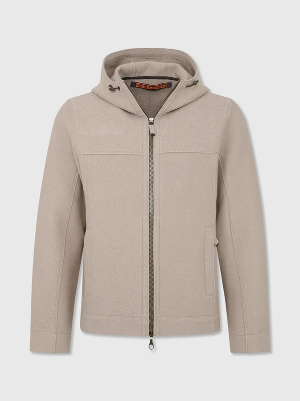 Frauenschuh Men's Phil Hooded Wool Jacket 4 / 310 CASHMERE