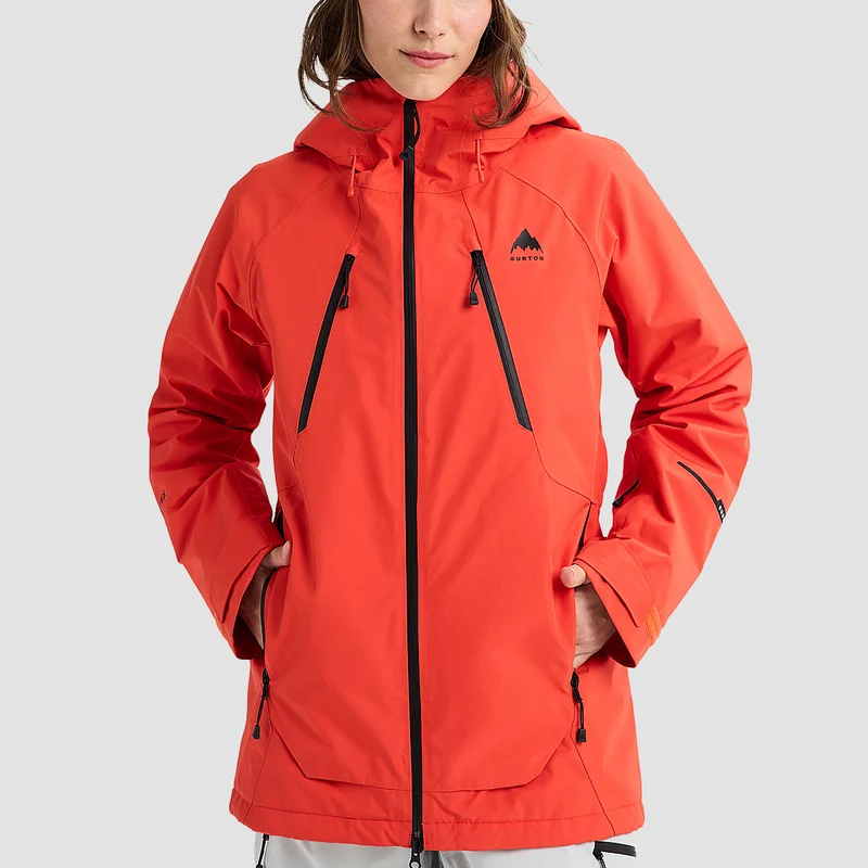 Burton Reserve GORE-TEX 2L Insulated Snow Jacket Fiesta Red - Womens Large / Fiesta Red