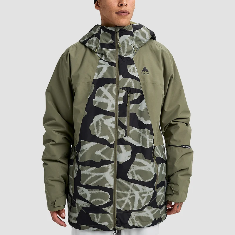 Burton Reserve 2L Insulated Snow Jacket Graffiti Camo/Forest Moss Large / Graffiti Camo/Forest Moss