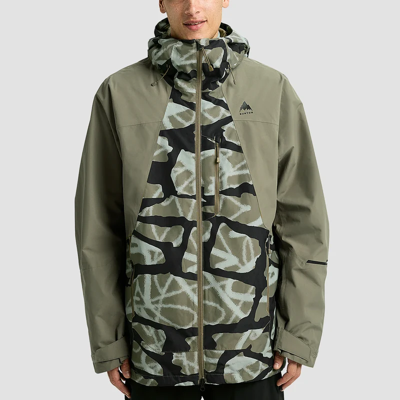 Burton Reserve 2L Snow Jacket Graffiti Camo/Forest Moss Large / Graffiti Camo/Forest Moss