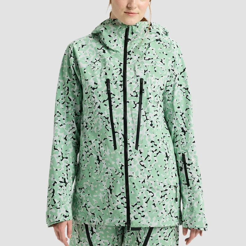 Burton [ak] Tuvak GORE-TEX C-Knit 3L Snow Jacket Sage Dot Camo - Womens X-Large / Sage Dot Camo