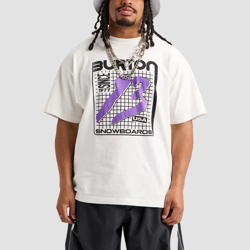 Burton X Zeb Powell Standard T-Shirt Stout White X-Large