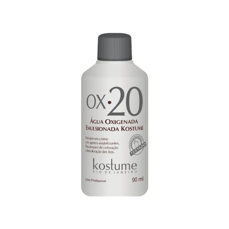 Agua Oxigenada Ox 20 Vol 90 Ml Kostume