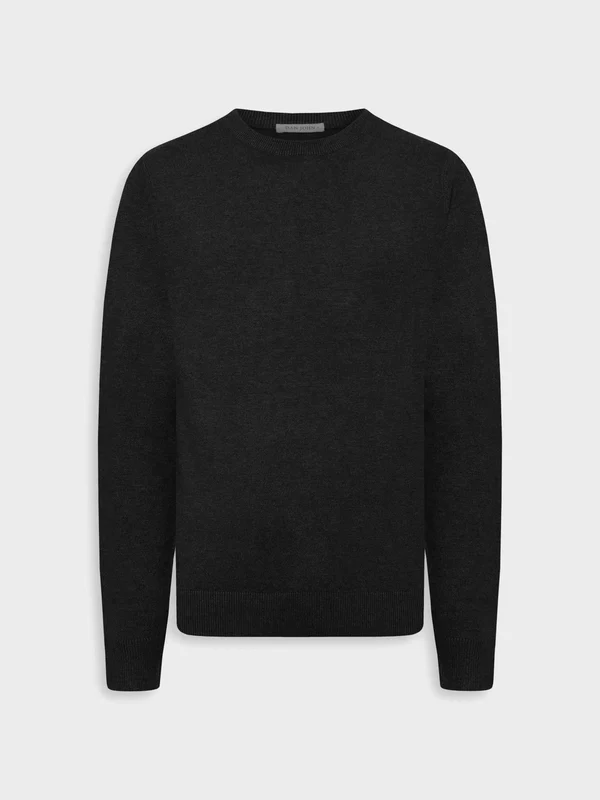 Dan John - Men's Basic Crew Neck Jumper Black / XL