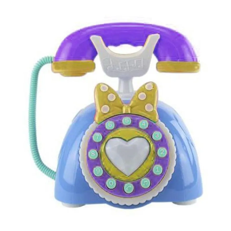 Telefone Musical Infantil Com Som E Luz Azul E Roxo Bbr Toys